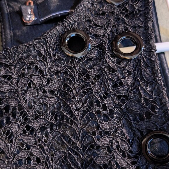 Vintage Chetta B Vince Camuto Black Lace Dress - Picture 4 of 6